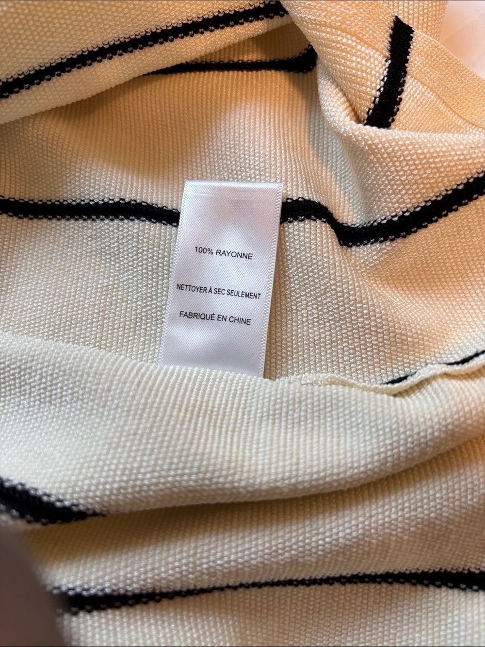 Astr Striped Knix Black and Cream Maxi Dress - Picture 7 of 7
